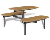 CU37 - Fast Food Canteen Dining Bench
