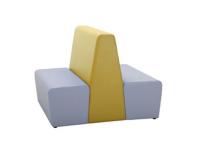 CSS851 - Immy LOW BACK Double Upholstered Booth