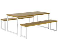 CITY Breakout Dining Bench Seating Set