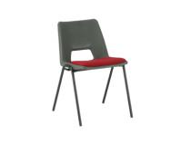 PA15-20 Advanced Polypropylene Chair with Upholstered Seat