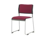 PUB3 Public Polypropylene Chair with Seat & Back Pad