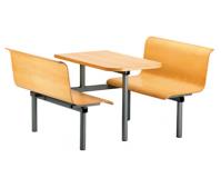 CU40 - Fast Food Canteen Dining Bench